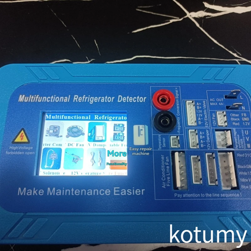 KOTUMY 110V/220V Refrigerator Diagnostic Tool Universal Tester for Compressor Inverter Board Solenoid Valve Damper Fan