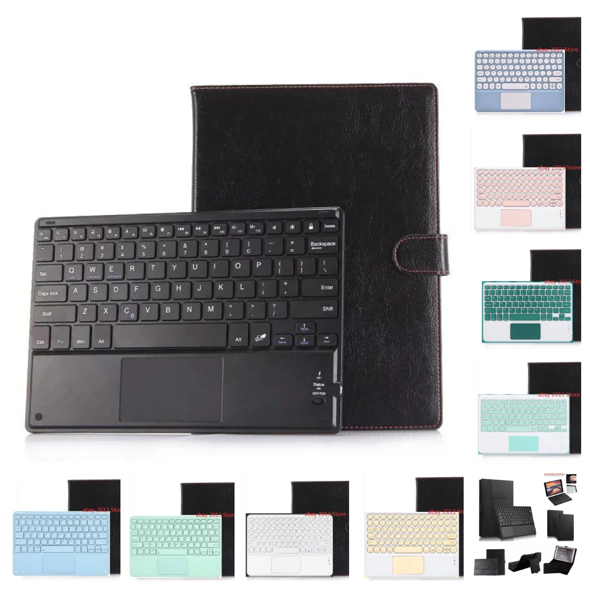 Magnetic Bluetooth Keyboard Tablet Case for TCL Tab Max 10.1 Tab Pro TAB 10s 9080G Neo 8092 8091 Android 9296G 9295G 9198S Cover