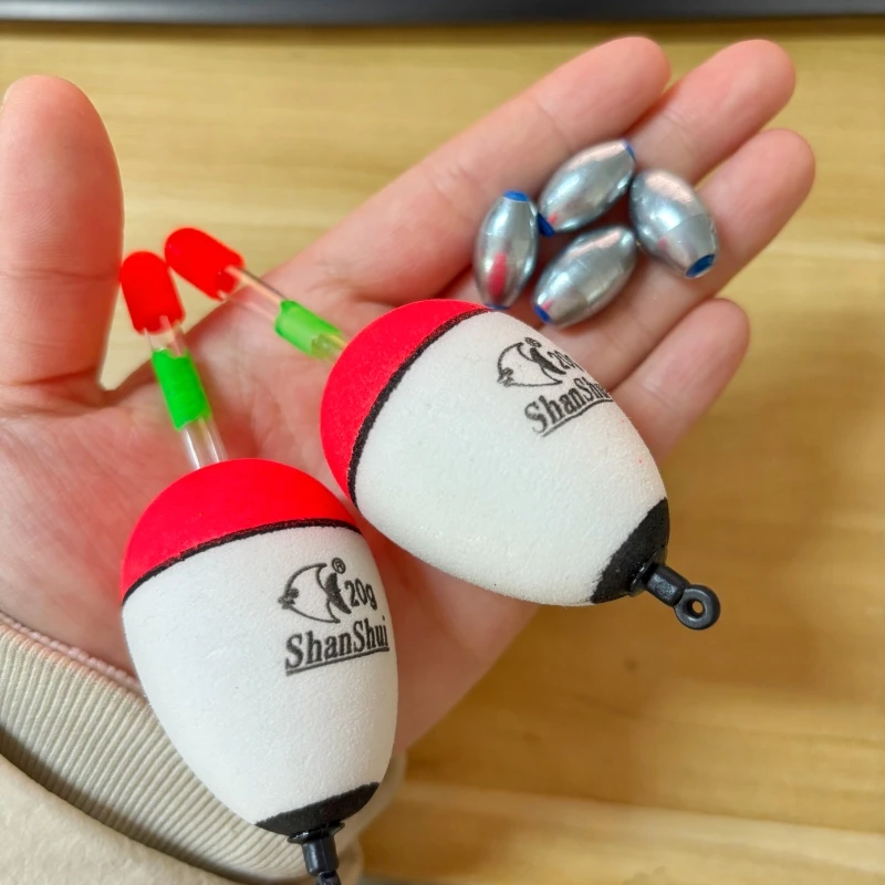 6/7/8-teiliges Set: Angelposen und Ei-Sinker für die Oberflächenfischerei auf Silberkarpfen & Großkopfkarpfen, Angelset für Graskarpfen – Detail 7