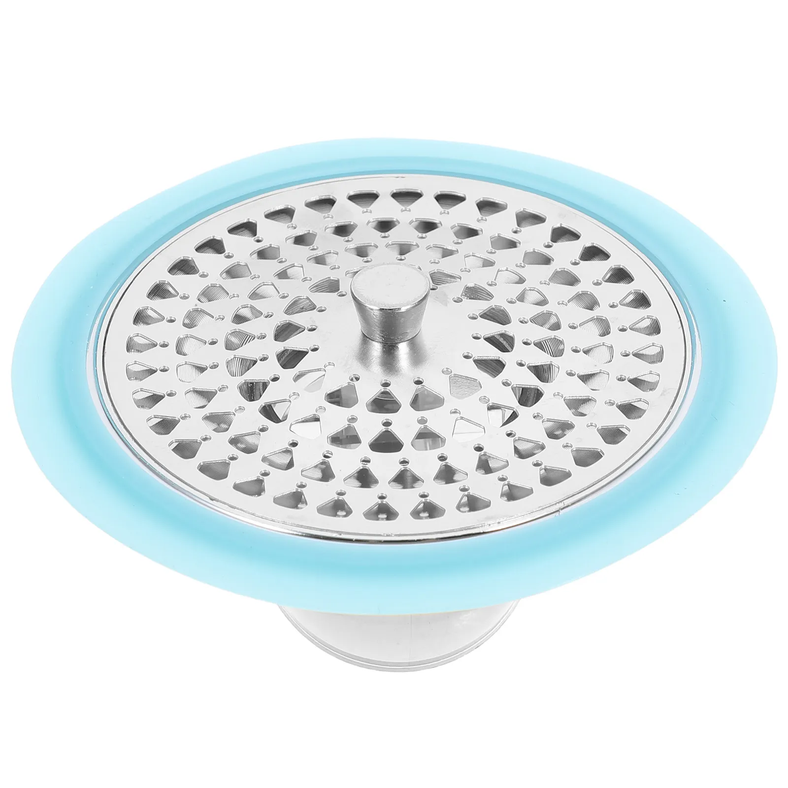 

Small Stainless Steel Bathroom Drain Strainer Universal Sink Stopper Hair Catcher Odor Proof Filter Cover Tub Shower Drain