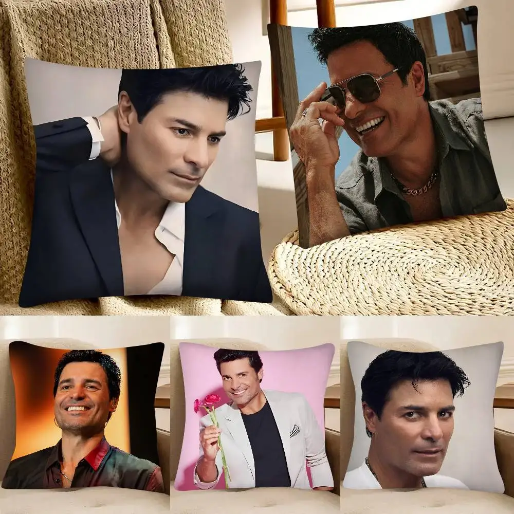 Singer C-Chayanne Pillow Case Fashion Square Pillowcase Bedroom Sofa Room Ins Decoration Leisure