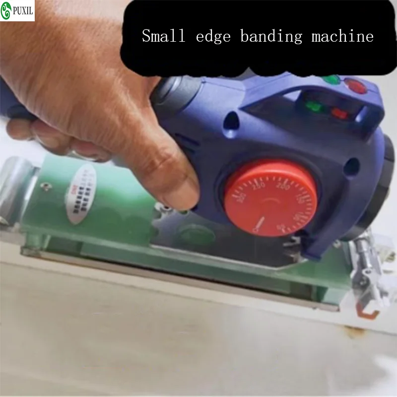 220V Woodworking Portable Edge Banding Machine Adjustable Temperature Wood PVC Manual Edge Bander For Self-adhesive Edge Banding