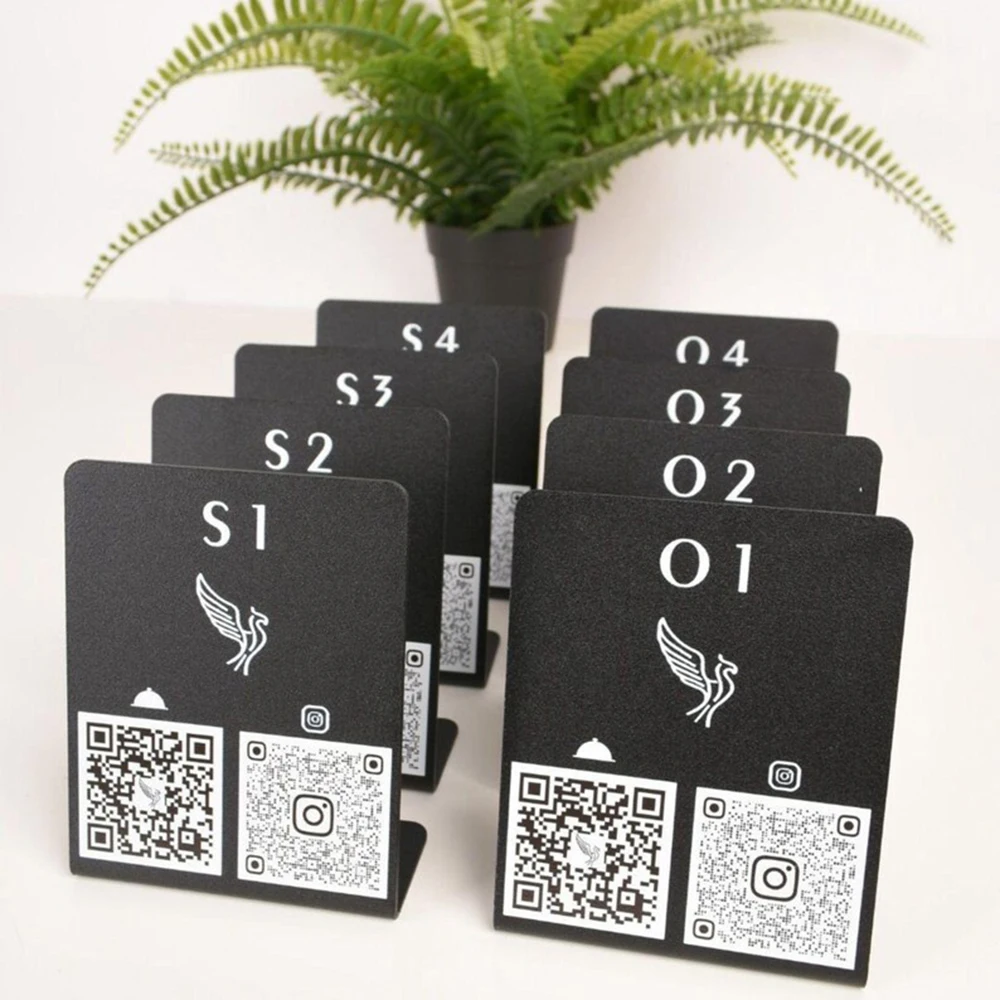 لوحة رمز الاستجابة السريعة المعدنية المخصصة، مسح الأعمال الشخصي، الدفع، لوحة رمز الاستجابة السريعة، قائمة المطاعم، لوحة الدفع المزخرفة
