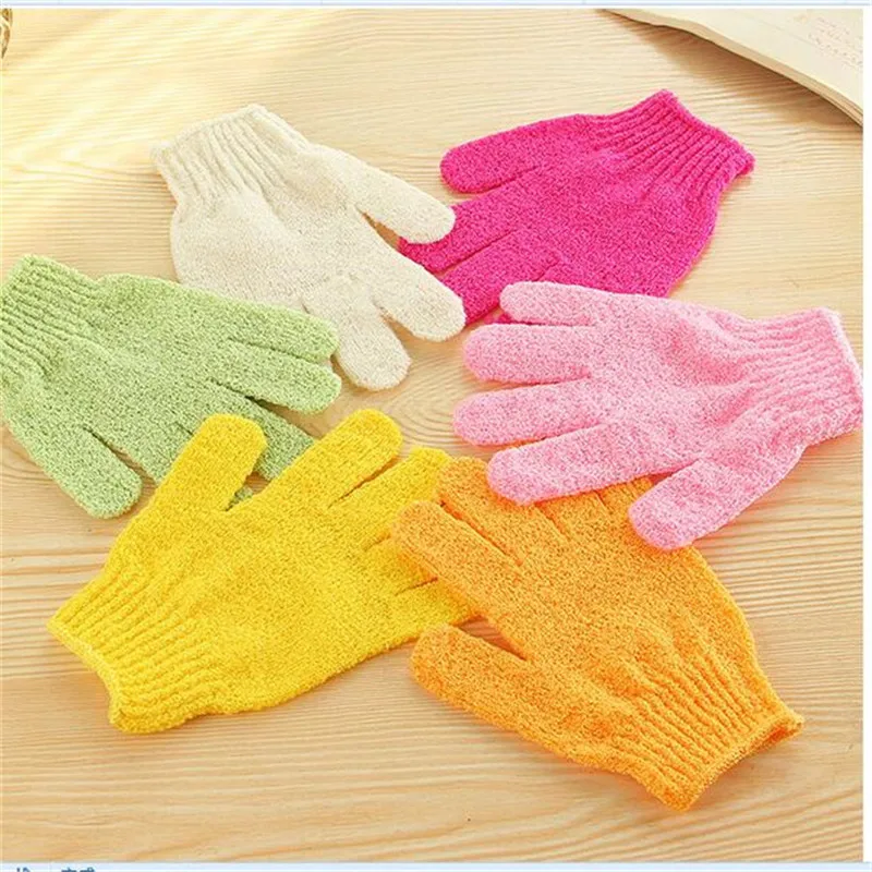 5/2/1PCS Exfoliating Gloves Bath Sponge Body Dead Skin Remover Bathroom Shower Brush Massager Scrub Exfoliator Magic Bathing