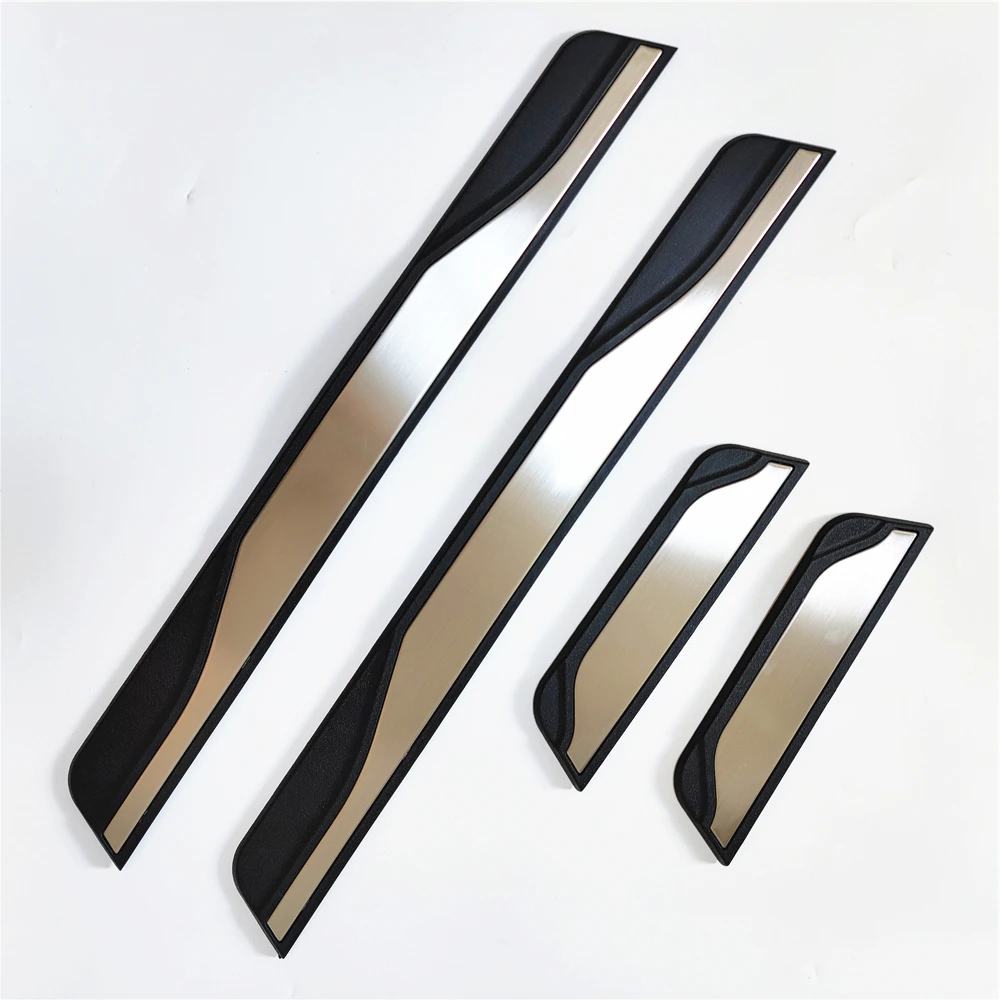 Car Accessories For Ford Ranger 2019 2010 2021 2022 2023 2024 Door Sill Scuff Plate Cover Trim Exterior Welcome Pedal Protectors