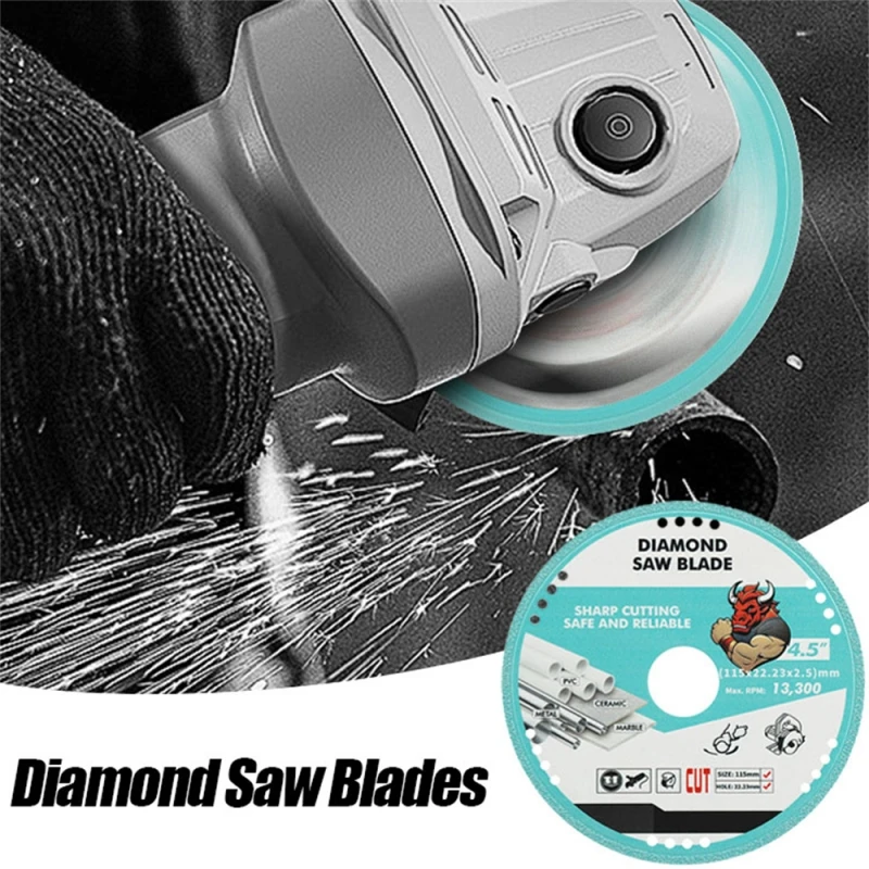 ใบเลื่อยเพชร brazed สำหรับเหล็กเหล็กหินเหล็กหล่อเหล็กเส้นอลูมิเนียมทุกวัตถุประสงค์22.23มม.