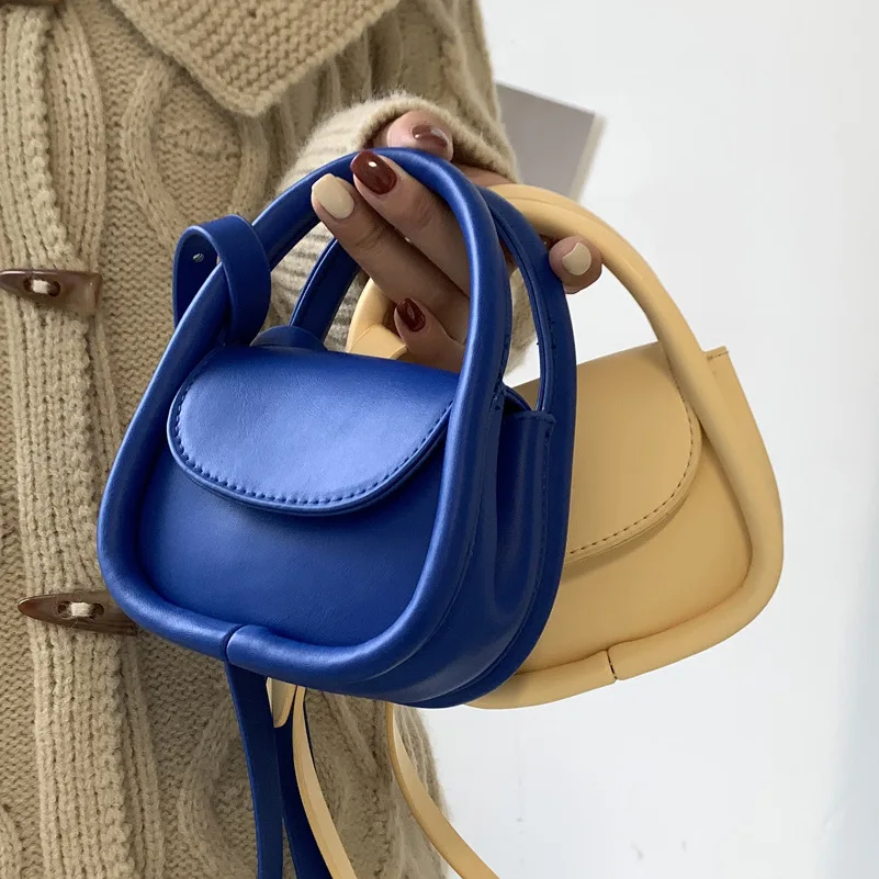 Hot Niche Design Mini Curved Frame Crossbody Bag Women Small Lipstick Earphone Purse Adjustable Strap Cute Handheld Shoulder Bag - view 2