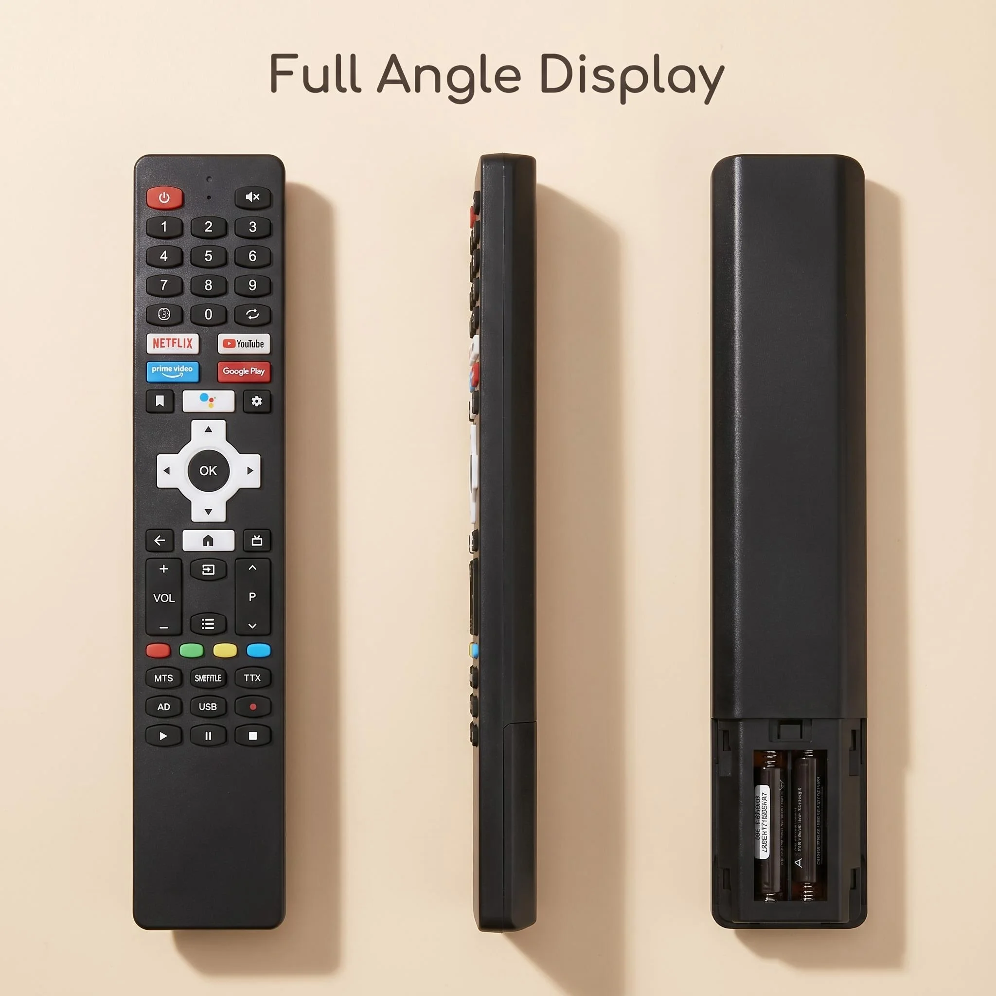 TéLéCommande Vocale Bluetooth Fazv Pour Vivax 32/40LE20K 32LE10K 43/50/58/65/75UHD10K QLED-50Q10C Android Smart TV
