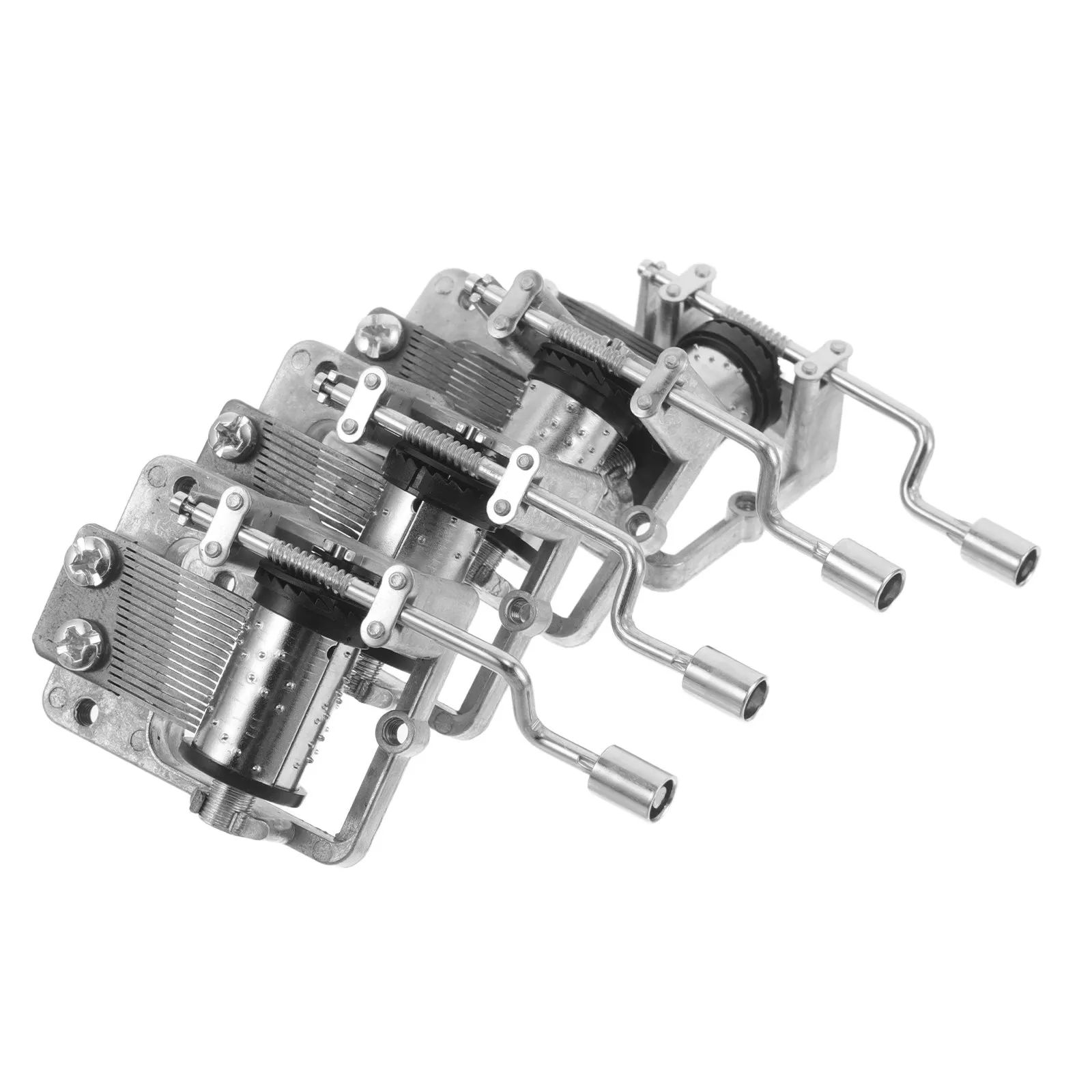 

Набор из 4-х ручных музыкальных механизмов для шкатулок, сменные, прочные, высококачественные, для поделок своими руками, с плавным и точным воспроизведением мелодий