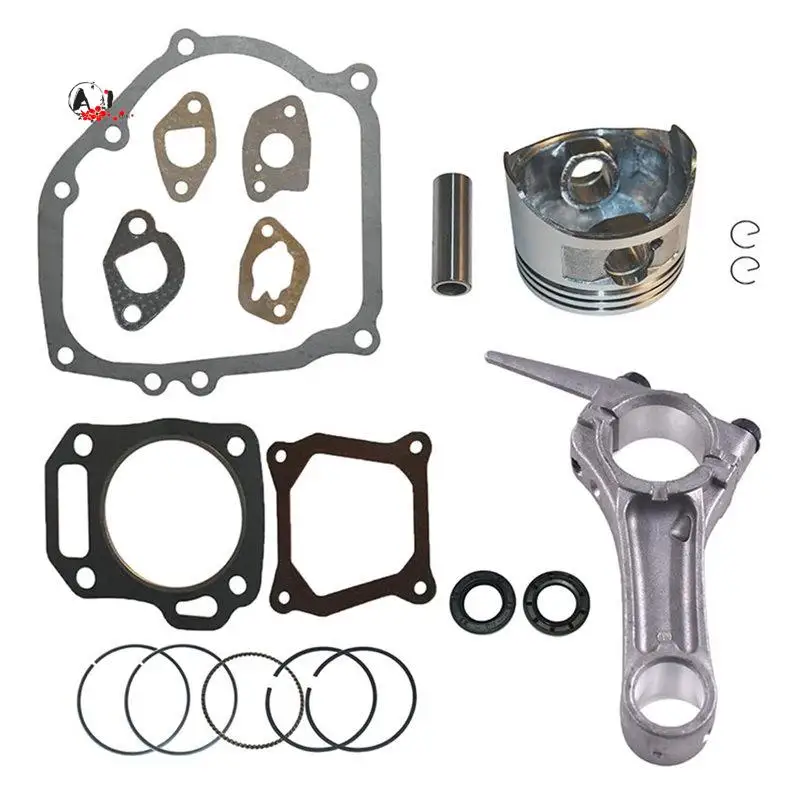 A10E-68MM Piston Ring Engine Kit With Full Gasket Set For Honda GX160 5.5HP GX200 6.5HP