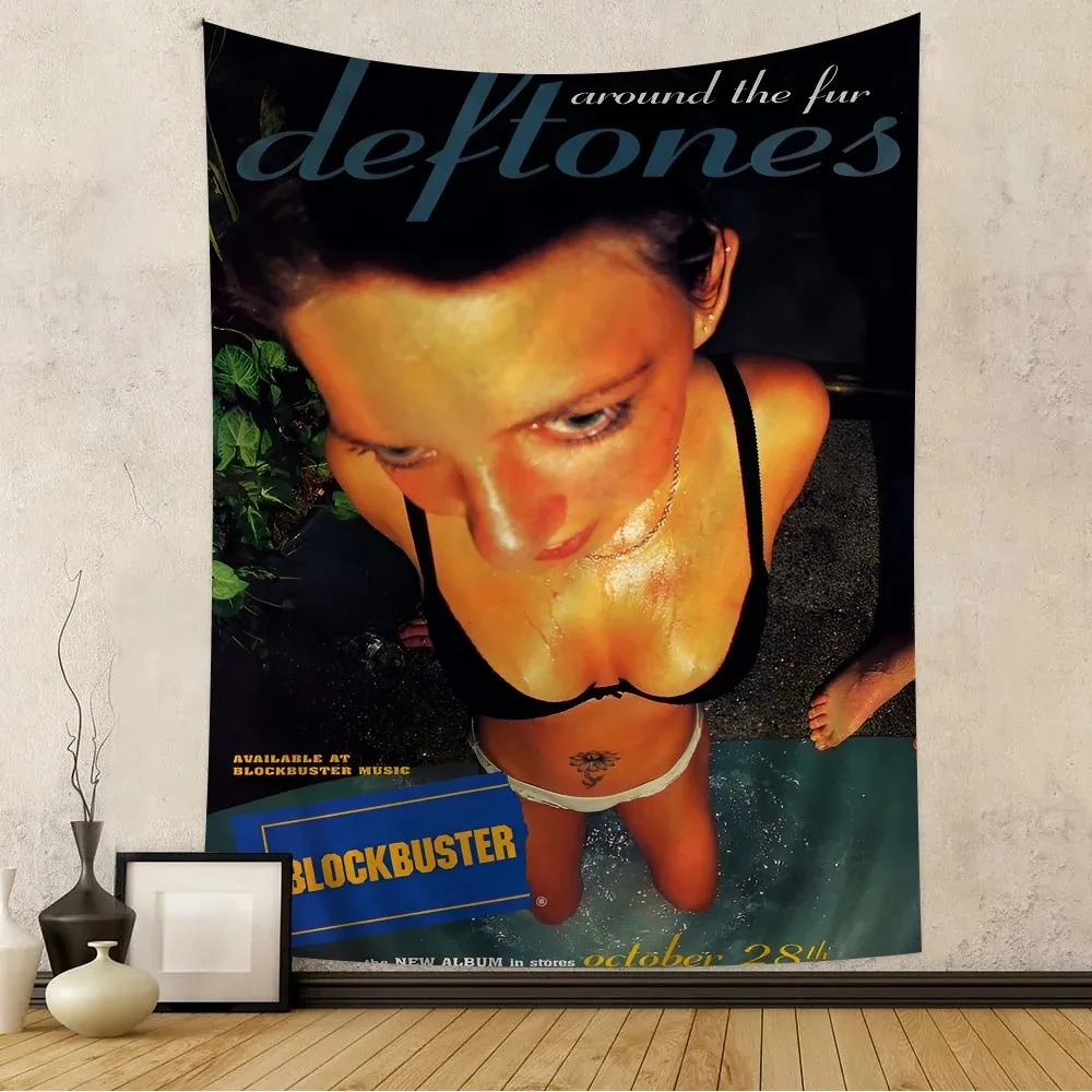 VIKAMA Band Tapestry Rock Music Poster for Bedroom, Dormitory, Living Room Wall Hanging Home Decoration