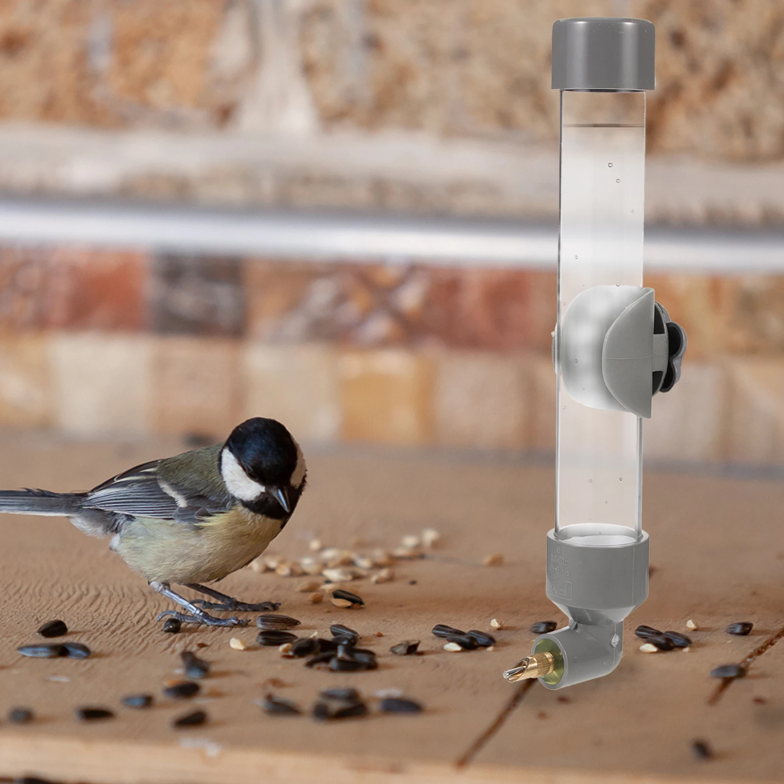 

Automatic Feeder For Cage Portable Plastic Parrot Drinker Bird Water Dispenser Durable Sturdy Use Easy Storage Gift For Bird