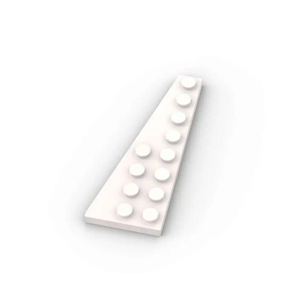 MOC 10PCS 3544 Wedge 8x3 Left House Castle Board Brick Plate Classical Adaptive Building Block Toys Adults Boys Special Day Gift
