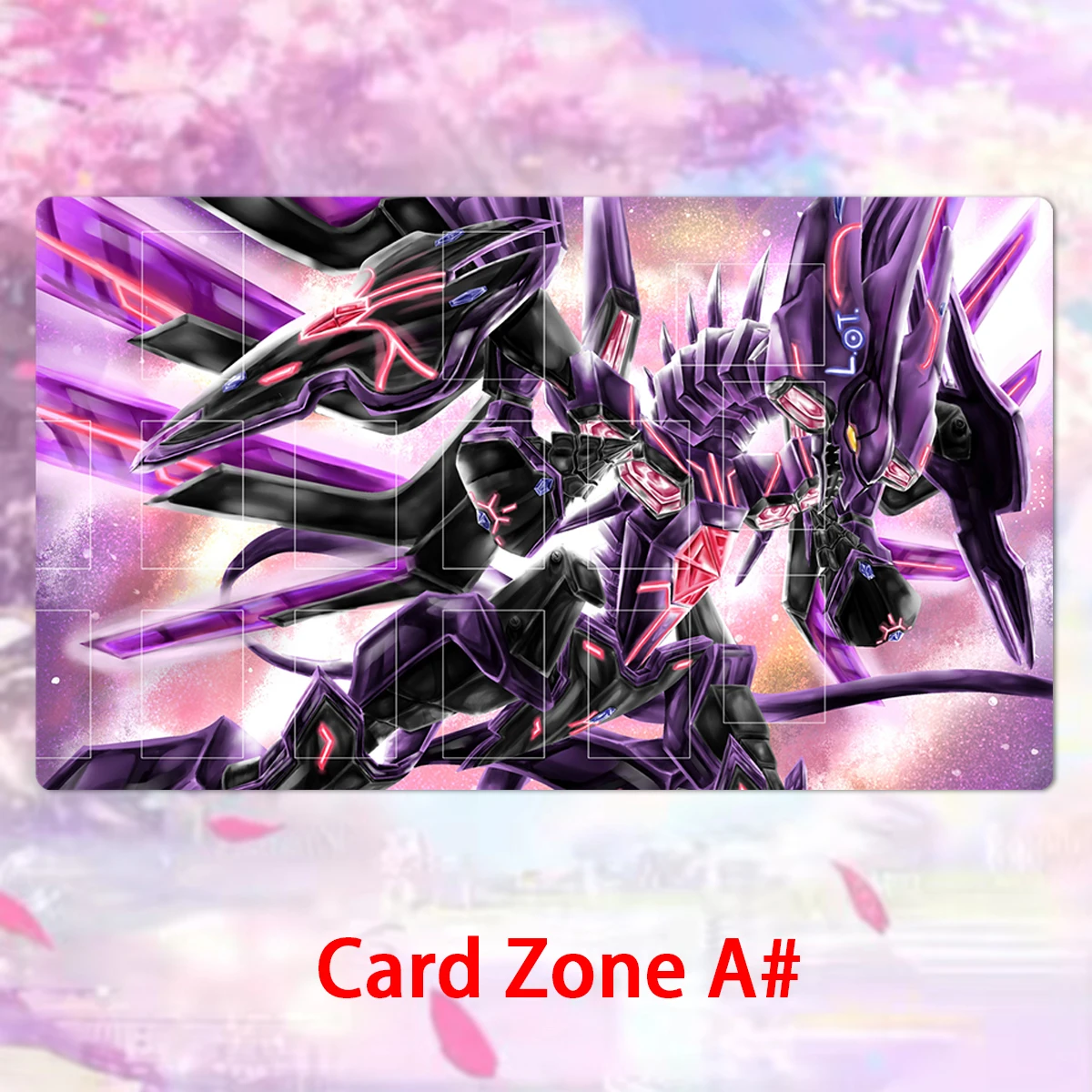 YuGiOh Playmat Galaxy-Eyes Tachyon Dragon TCG CCG Gioco da tavolo Tappetino da gioco di carte Tappetino per mouse anime Tappetino da scrivania in