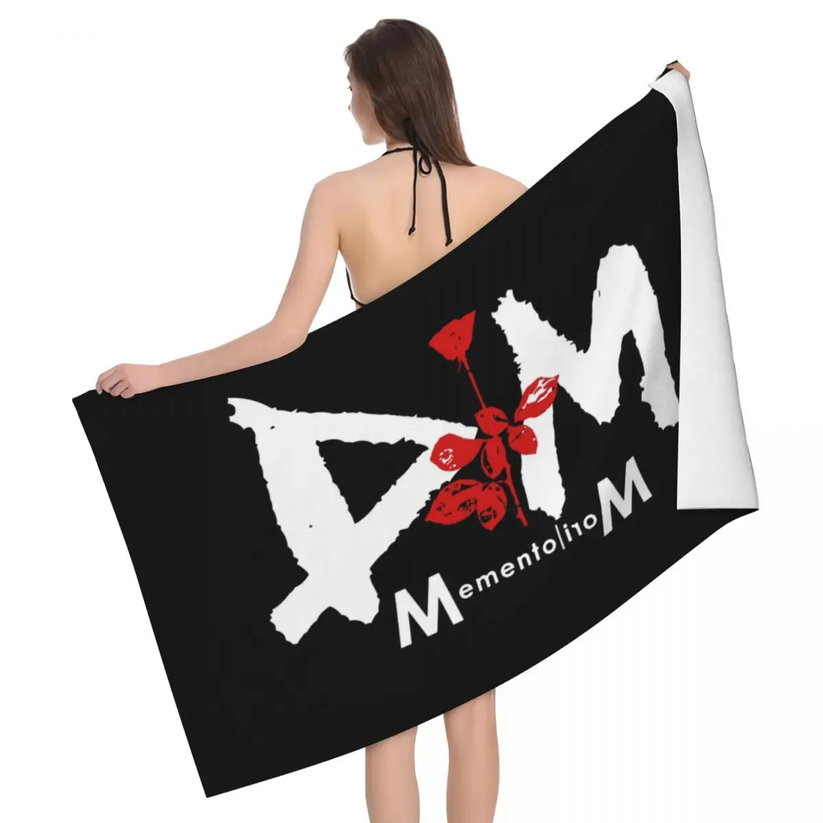 

Custom Depeche Cool Mode Absorbent Microfiber Beach Bath Towel Quick Dry DM Bathroom Pool Towels