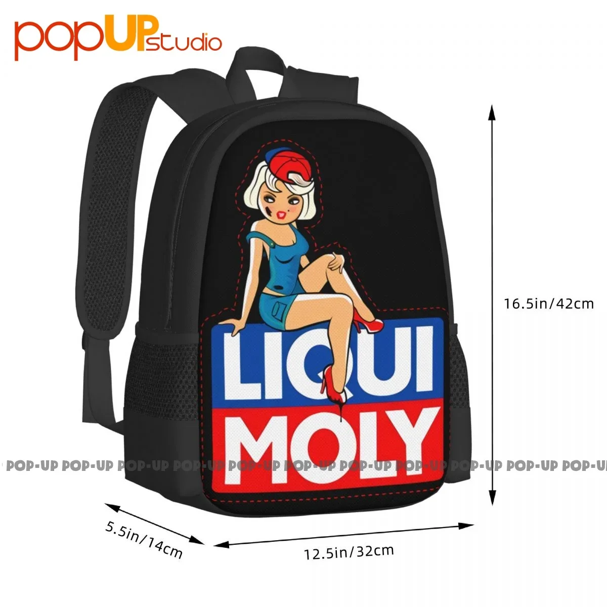 Liqui Moly Honduras Logo Backpack Large Capacity Vintage Creative Gymnast Bag Multi-function