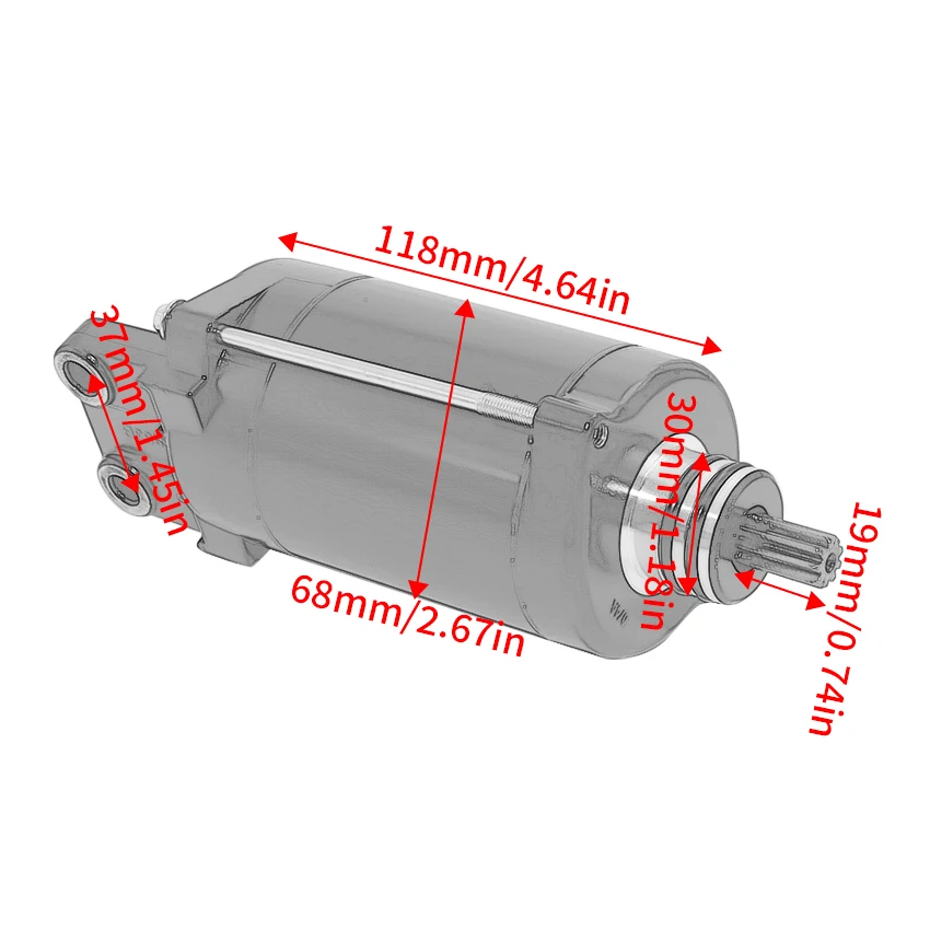 Motorrad Elektromotor Starter Gerät Zubehör Für Arctic Cat Daytona 770 Daytona 1000 Monte Carlo 640 OEM: 3008-327 Teile – Detail 10