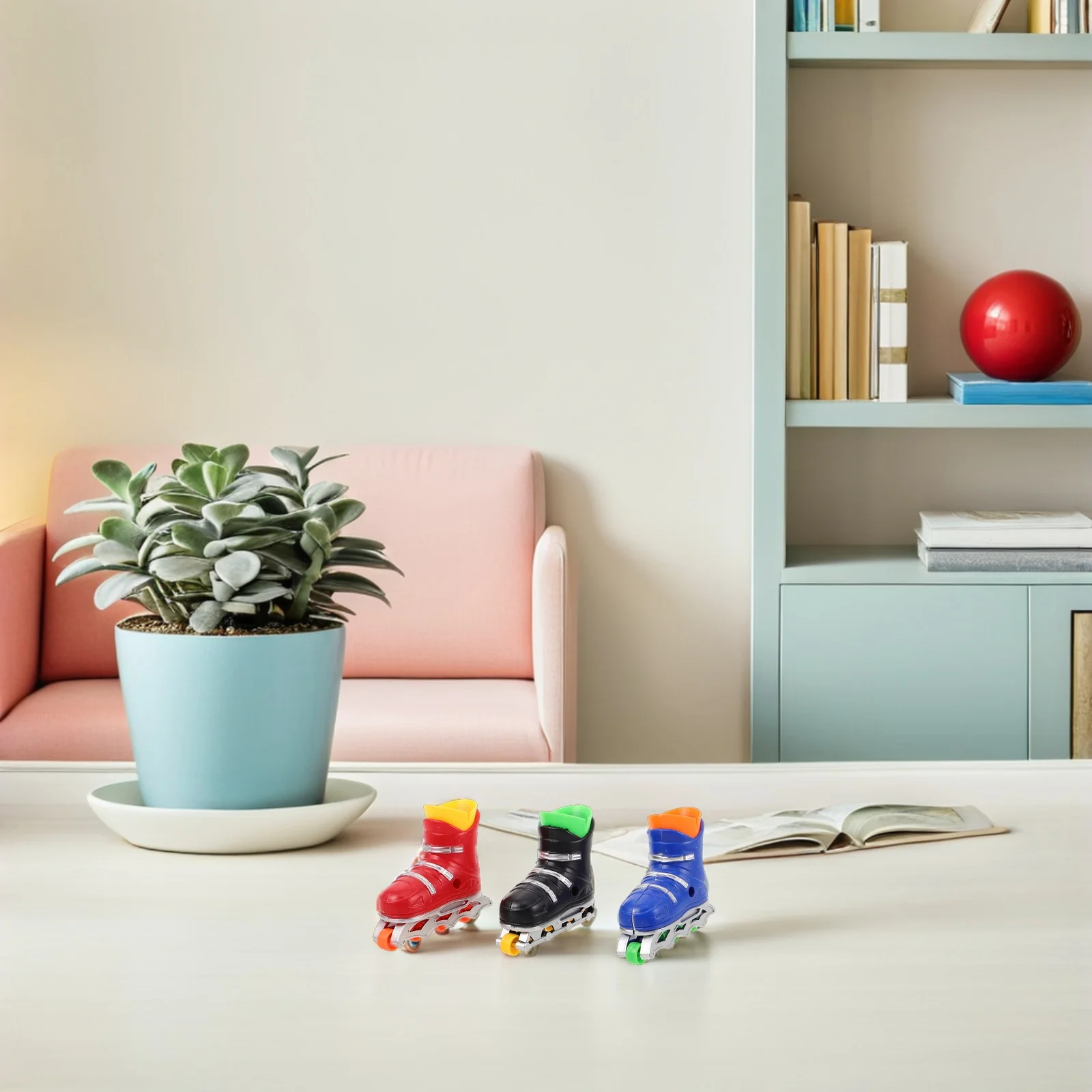 Mini-Fingerschlittschuhe, tragbarer Schreibtisch für Kinder und Erwachsene, Reisen, Büro, Spaß, Griffbrett-Set, kleines Skateboard, Spiel, Klassenzimmerpreise