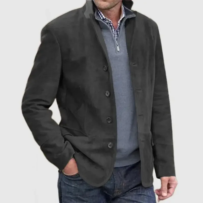 

Men's Vintage Casual Button Down Jacket Streetwear Buttons Turn-down Collar Cotton Linen Vintage Leisure Holiday