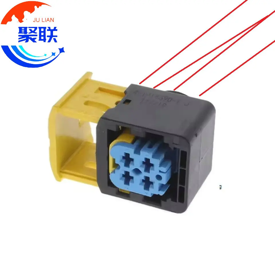 1Set 4Pin 1-1418390-1 3-1418390-1 Truck Urea Pump Connector EBS Front Axle Module Plugs 2-1418390-1 4-1418390-1