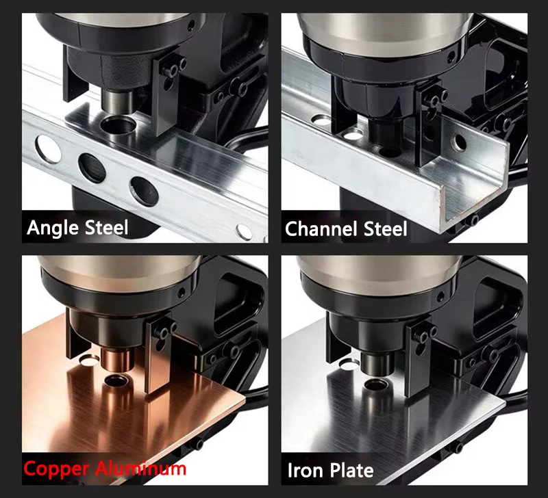 Electric Hydraulic Punching Machine HP-32E Angle Steel Drilling Machine Channel Steel Hole Opener Angle Iron Puncher 12mm