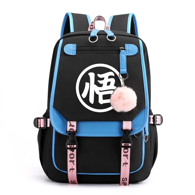 Nuevas mochilas de moda de Anime para juegos de rol, mochilas geniales de calle para adolescentes, mochilas de Anime, mochilas USB de alta calidad