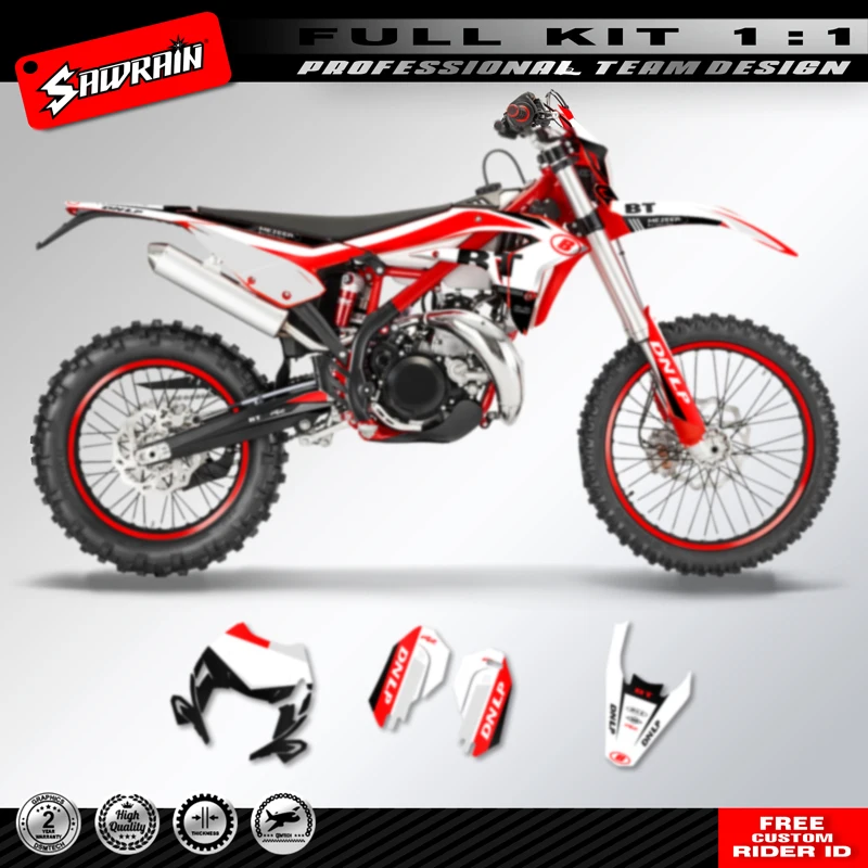

Sawrain Motorcycle Protection Sticker Background Custom Team Graphics Decals Kit For Beta XTRAINER 2023 2024 2025 250 300 001