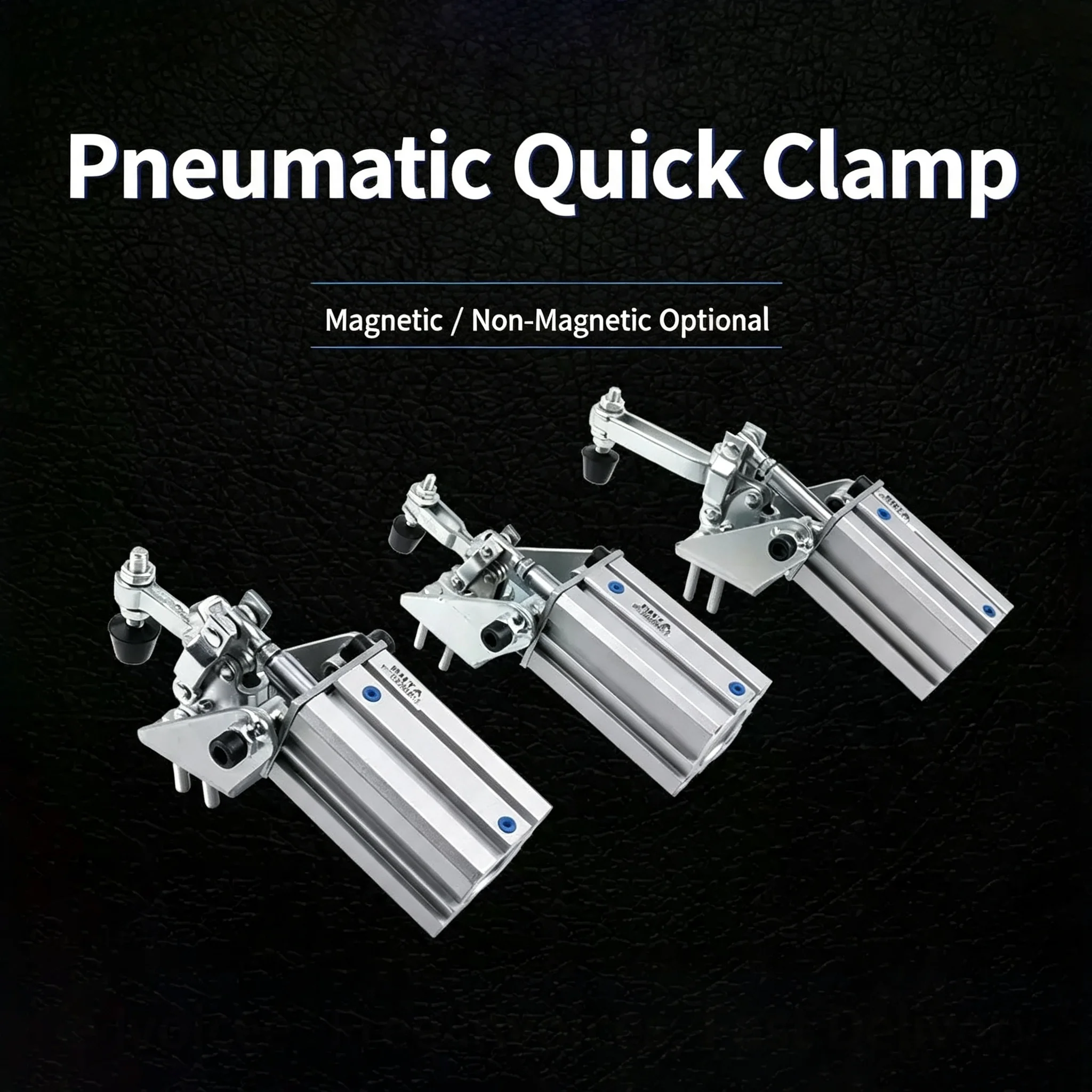 Pneumatic Quick Clamps, Compactors, Horizontal Push-Pull Type, Cylinder Type, Toggle Clamps