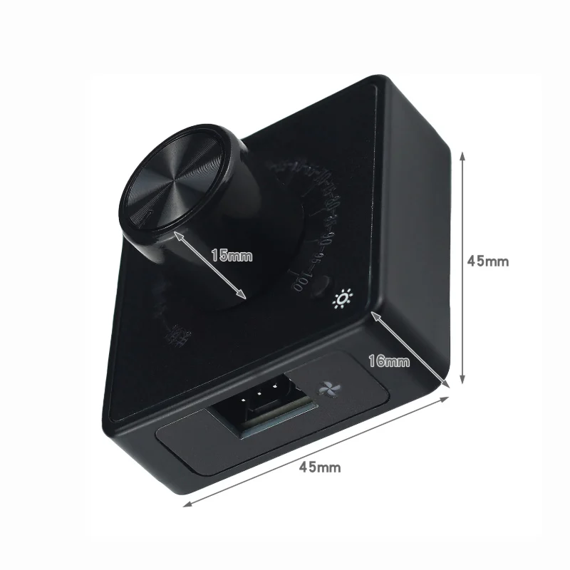 4 Wire Fan PWM Speed Controller P.D QC Fast Charging USB Type-c D.C 24V 12V5V Cooling Computer Controller