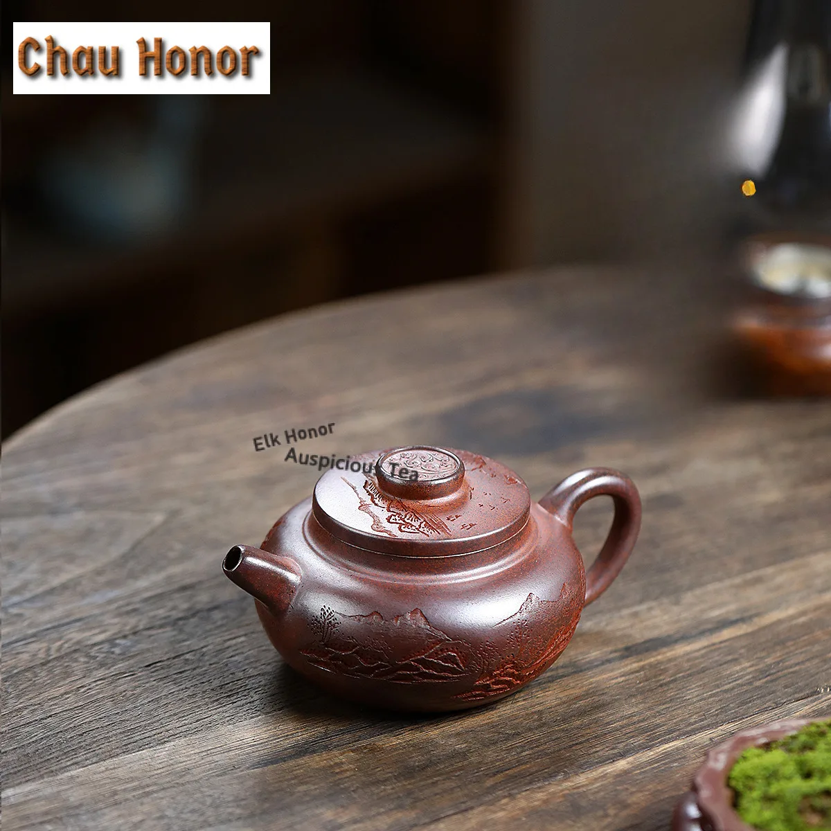 290ml Authentic Yixing Purple Clay Teapots Handmade Round Pearl Guanshan Pot Raw Ore Firewood Mud Kettle Zisha Tea Set Gifts
