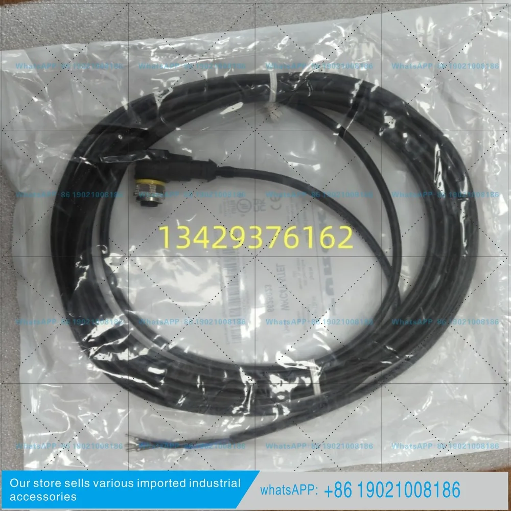 Turck WKC4T-5/TEL 6625023 Flame retardant oil resistant M12,3 pin cable