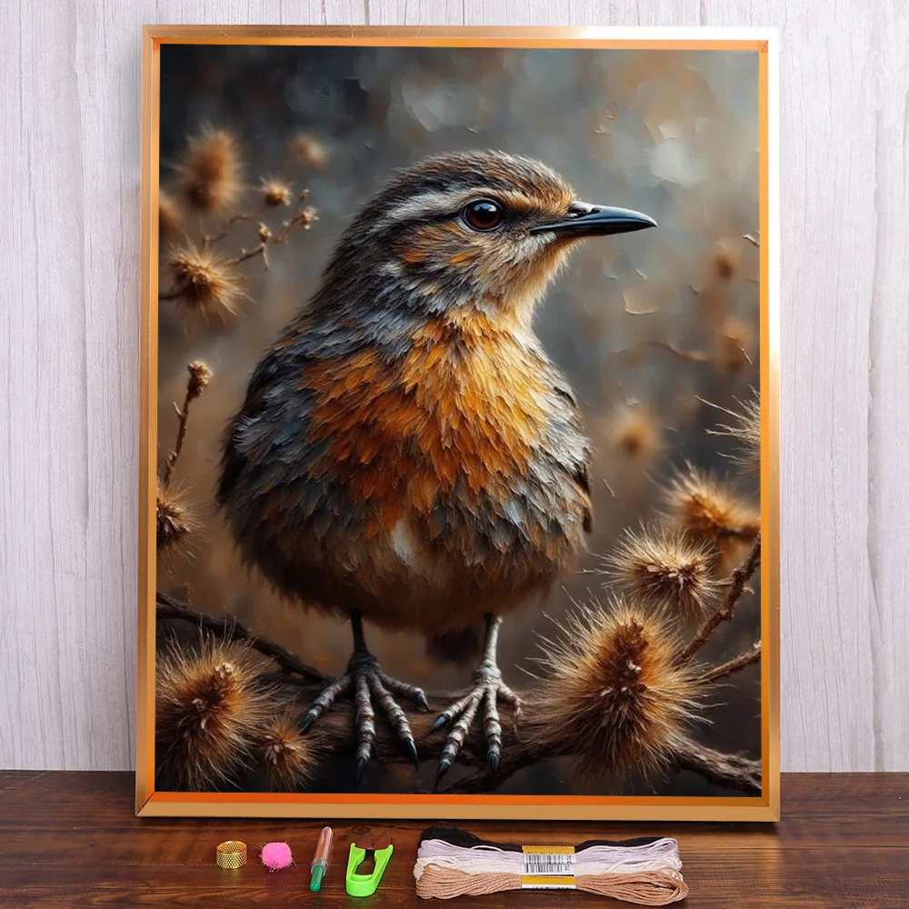 

Scenery Wild Bird Printed Fabric Cross-Stitch Patterns Embroidery Hobby Handiwork Handmade Painting Stamped Different Wholesale