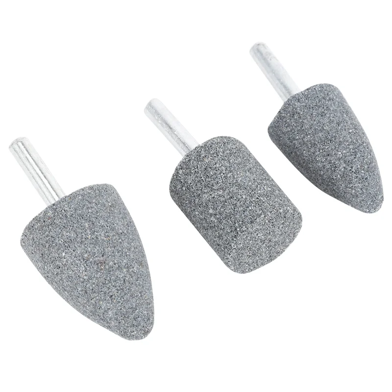 -A94Z مجموعة نقاط الحجر الكاشطة طحن عجلة تلميع رئيس بت مع 1/4 بوصة عرقوب 7 قطعة طحن الحجارة