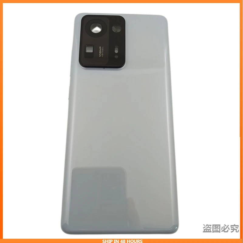 For Xiaomi Mi Mix 4 Back Battery Cover Glass Panel Door Rear Housing Case Repair parts With Camera Frame Lens