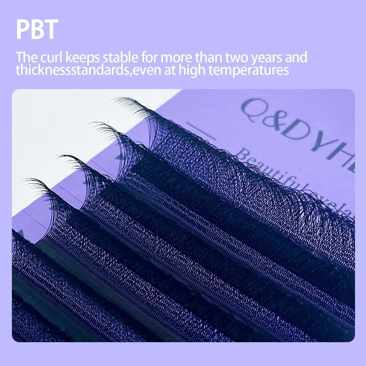 Q&D 3D C D Curl Auto Flowering Easy Fan Premade Eyelash Extensions Faux Mink Soft DIY At Home Individual Lashes
