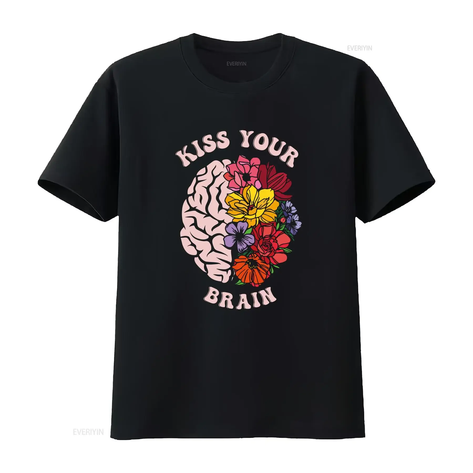 Kiss Your Brain T Shirt Teaching SPED Teacher Appreciation Mental Health Special Education vintage Washed Soft Unisex