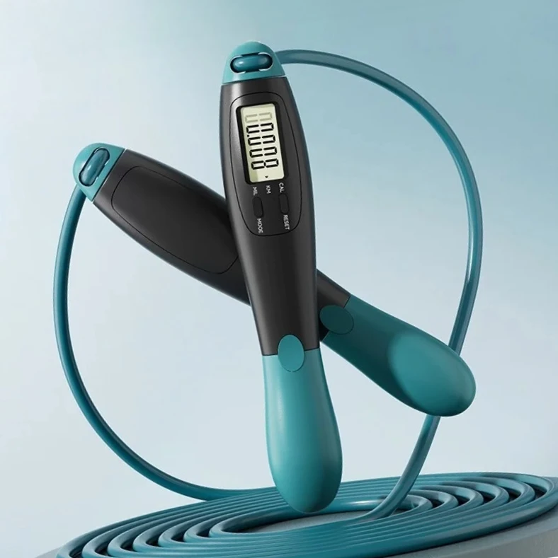 Skipping Rope Counting Jump Rope Steel Exercise Adjustable Fitness Gym Training Home Equipment Sports Adult Student Exam