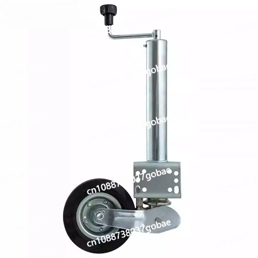 8-inch Trailer Swivel Caster Wheel Jack Leg Support Bracket for Caravan RV