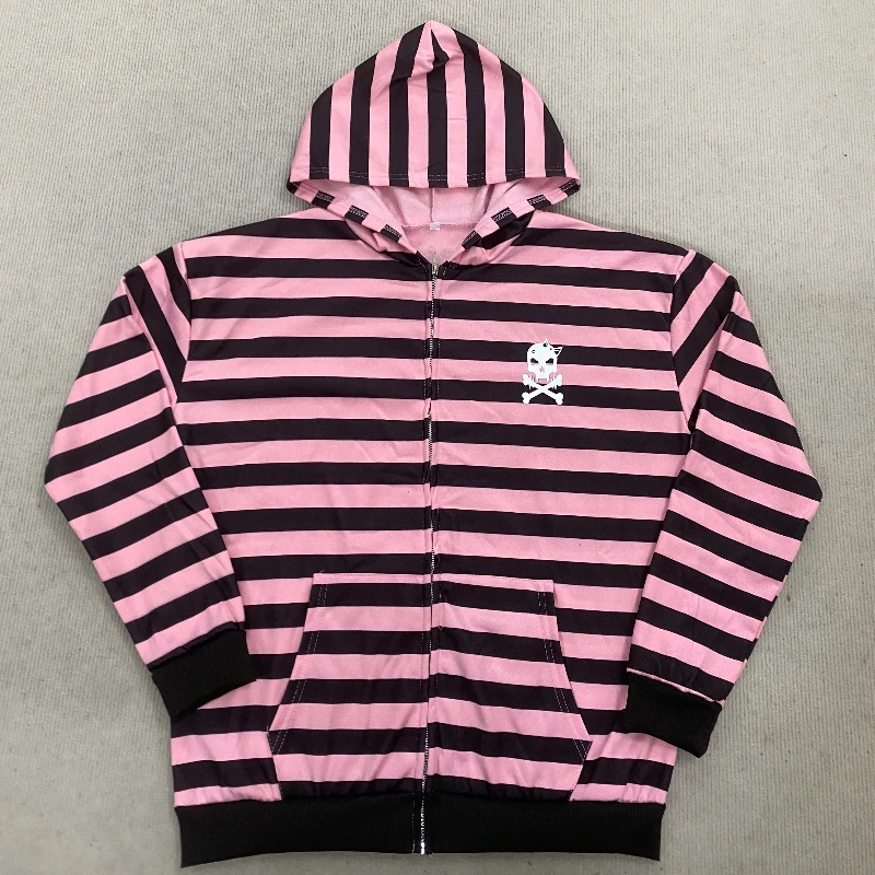 

Осенние готические толстовки с принтом черепа для девочек в стиле эмо, темный цвет, Европа, Америка, свободная молния с длинными рукавами, модная уличная одежда