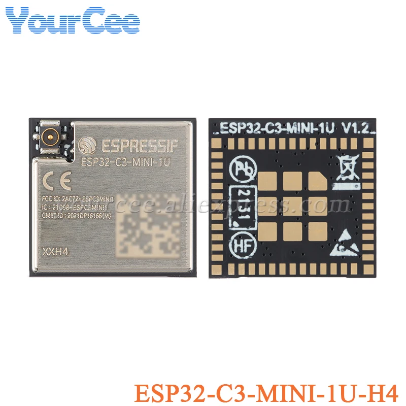 ESP32 ESP32-C3-MINI-1U ESP32-C3-MINI-1 WiFi Wireless Module 3-3.6V ESP32-C3-MINI-1U-N4 ESP32-C3-MINI-1-N4