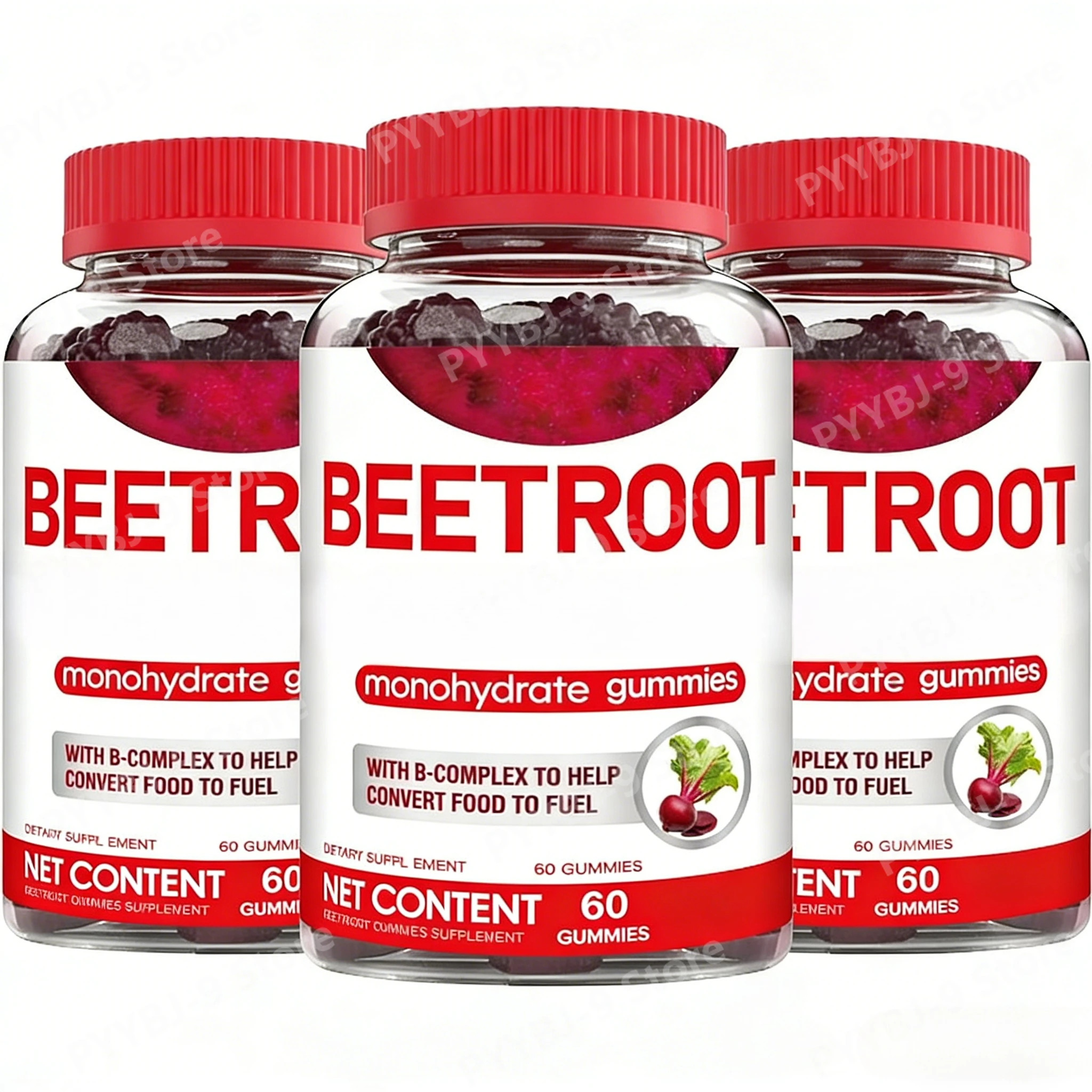 

Органические жевательные конфеты из свеклы с экстрактом виноградных косточек, витамином С, железом и комплексом витаминов группы В для энергии и поддержки здоровья крови, 60 жевательных конфет