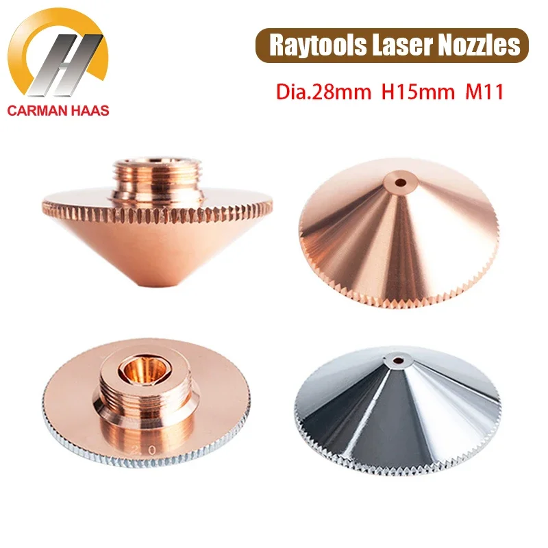 

10pcs/lot Laser Nozzles Dia 28mm Single/Double Layer 1.0-5.0mm For Raytools WSX Empower Fiber Laser Cutting Head Dropshipping