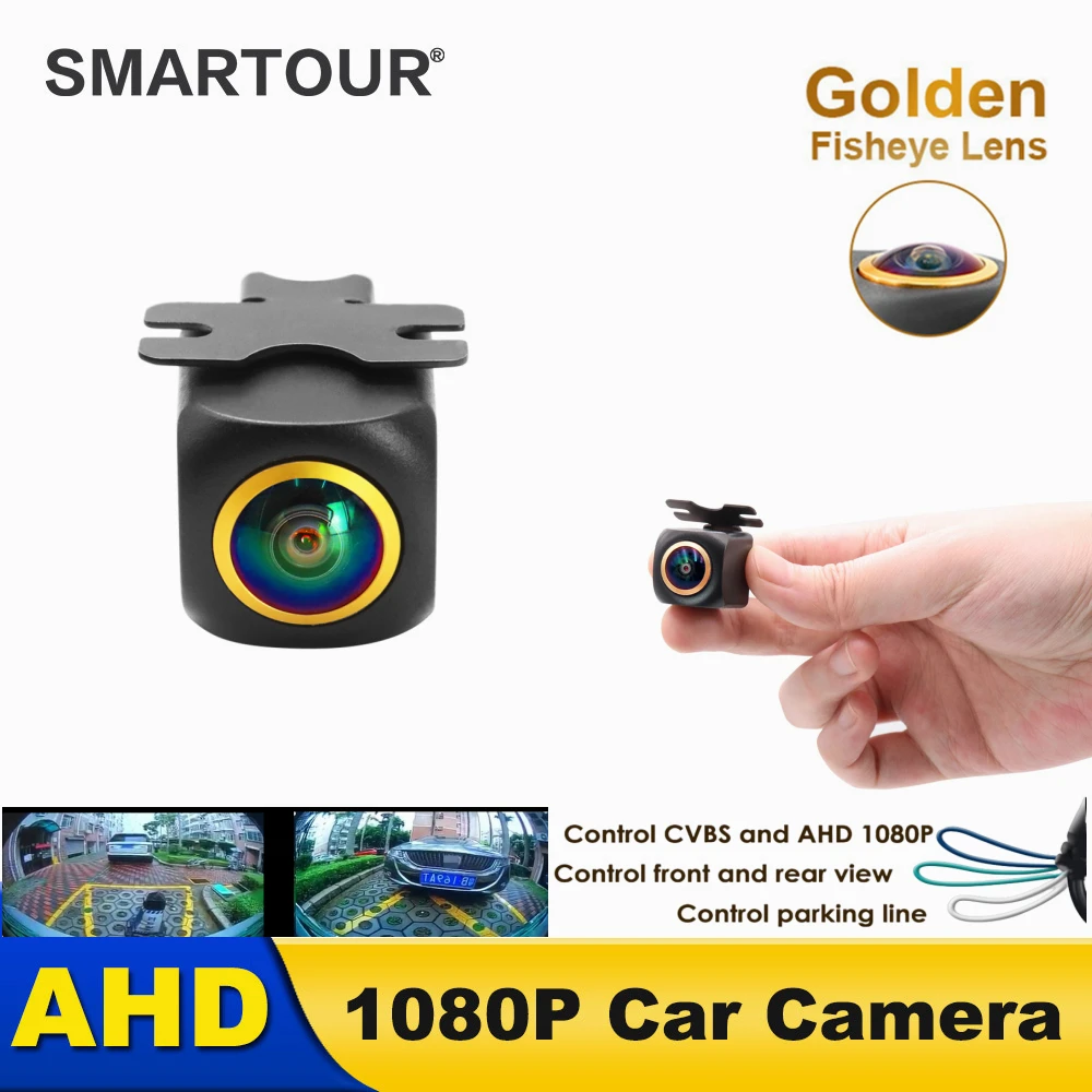 Night Vision Car Rear View Camera Universal Backup Parking Reverse Camera Waterproof 180 Wide Angle HD Color Image