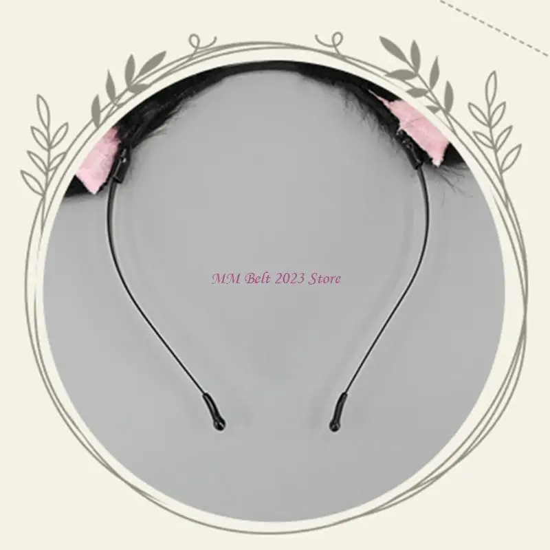 49ME – cerceaux pour cheveux rôle Anime Cosplay, fournitures maquillage pour femmes, couvre-chef fête noël