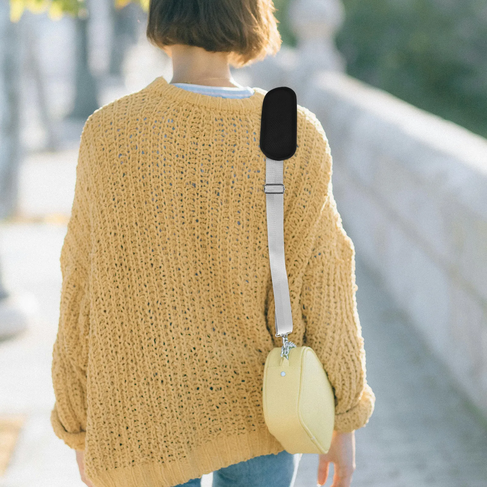 Adjustable Thick Wide Nylon Crossbody Strap Replacement for Laptop Messenger Soft Comfortable Shoulder Strap Purse Straps