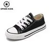 Girl Sneakers 2024 Spring Autumn New Boy Shoes Kids Jelly Color Canvas Shoes Casual Lace Up Classic Flats Children Shoes