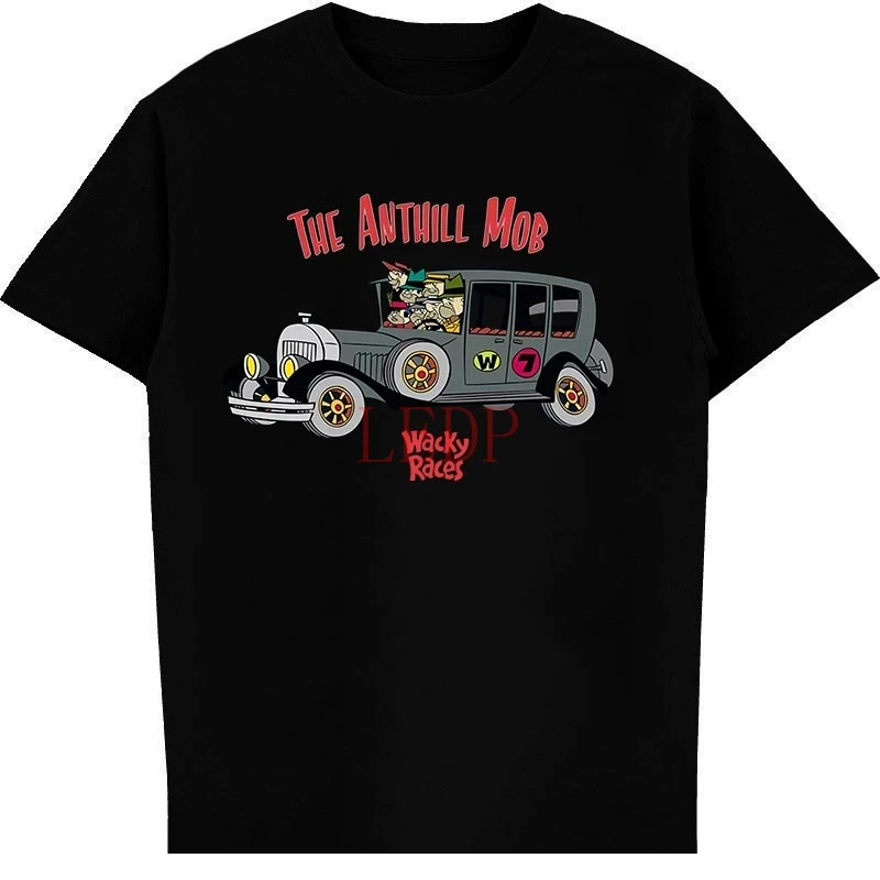 Wacky Races Anthill Mob Official Hanna Barbera Dastardly Muttley Blue Tshirt Unisex New Fashion tshirt