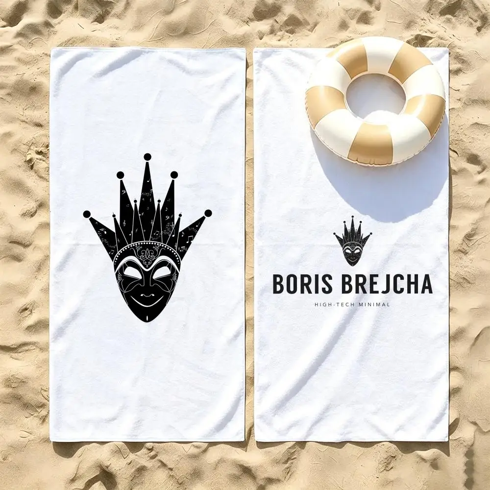 B-Boris Brejcha Towel Microfiber beach towel, quick-dry, sand-free, ultra-fine fiber, super soft.
