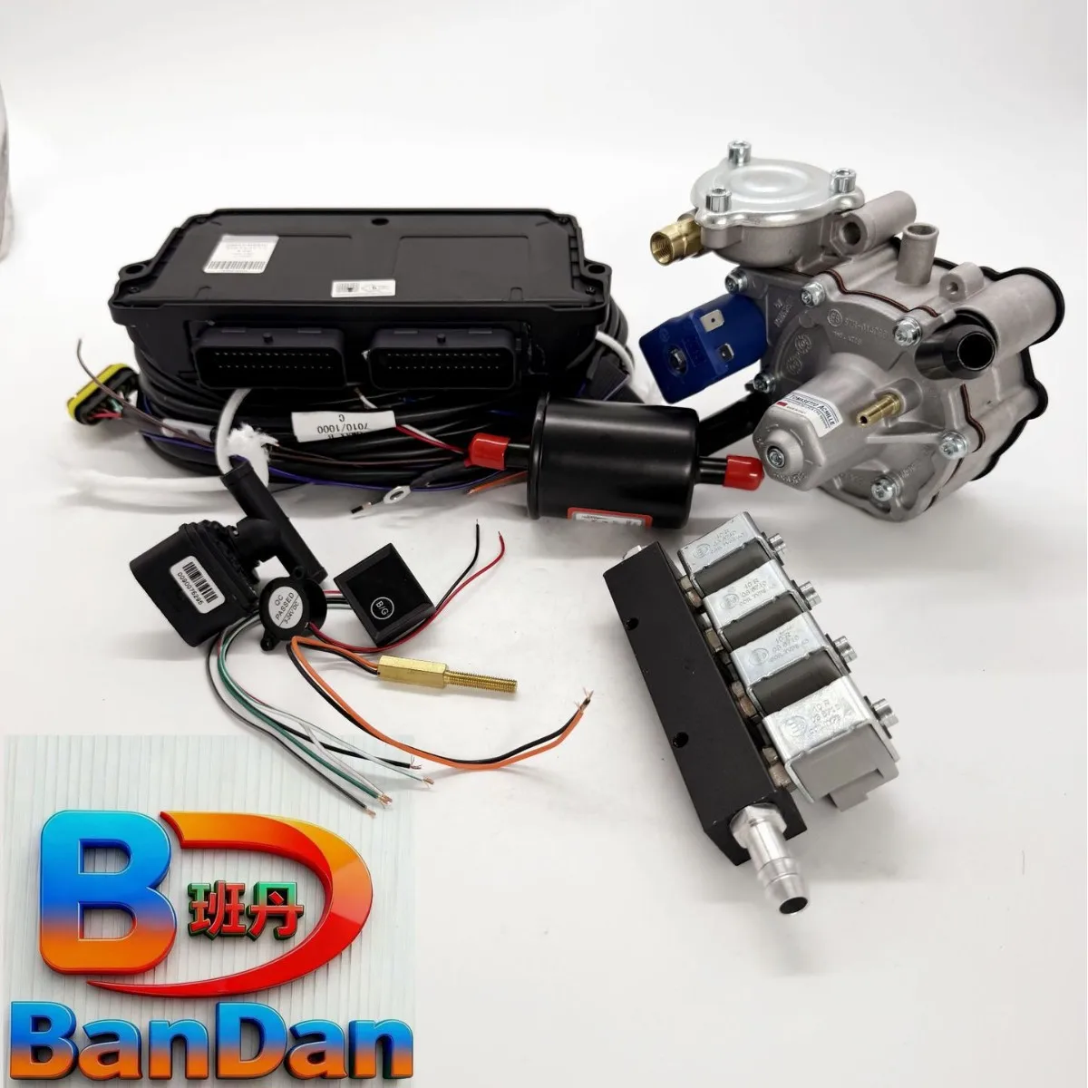 Auto Gas Equipment Auto Oil-To-Gas MAXbasic System 4-Cylinder LPG 4-Piece Accessory Kit LPG/CNG Kit Systems  Fittings