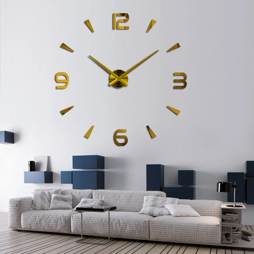 Wall Clock Replacement Battery Powered Living Room Wall-mounted Clocks